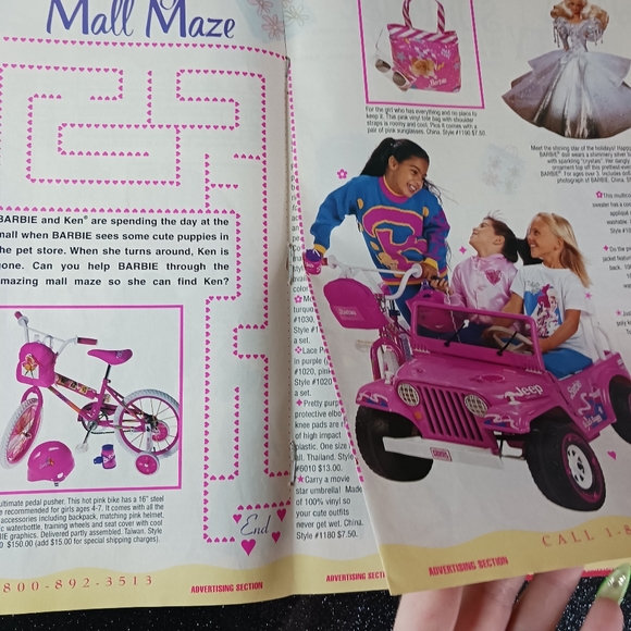 Barbie- The Magazine for Girls- Holiday 1992. - Picture 4 of 8